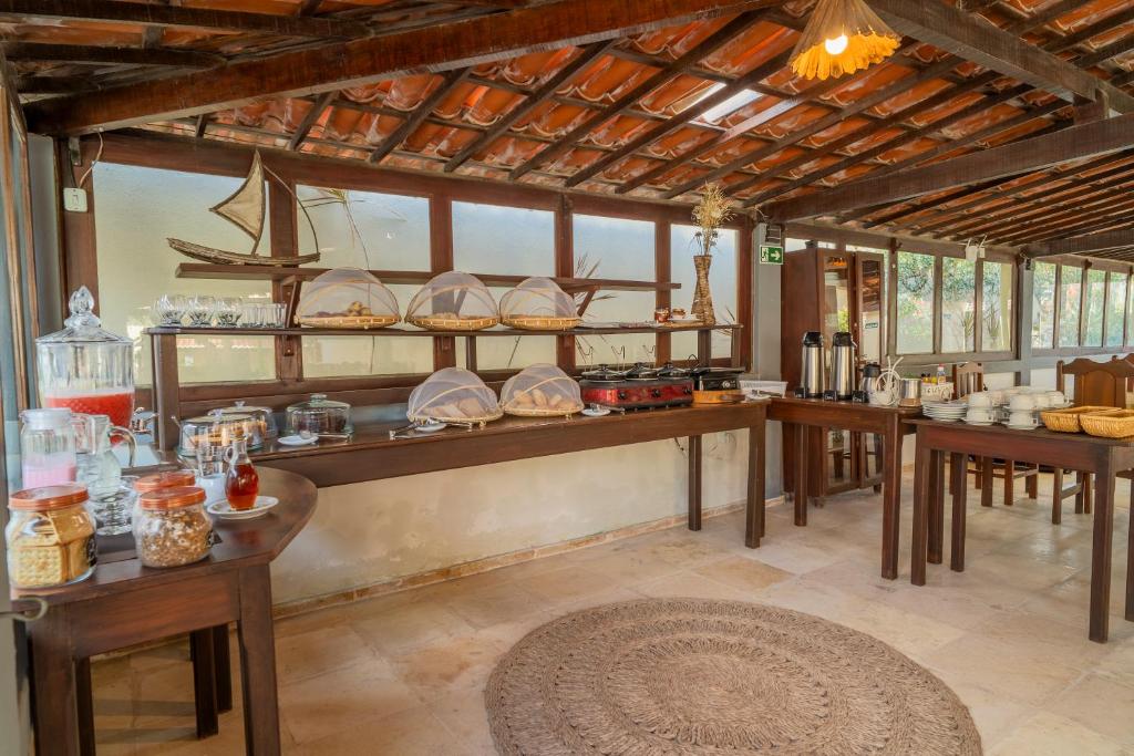 Restaurace v ubytování Pousada Villa Tomasi