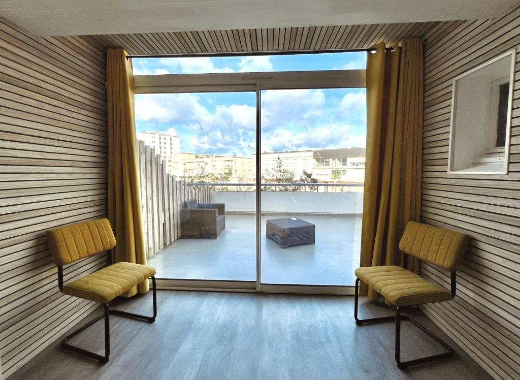 Posezení v ubytování Hôtel Le Littoral - Berck sur Mer