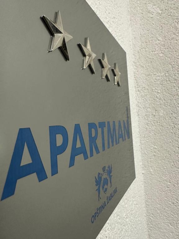 Certifikát, hodnocení, plakát nebo jiný dokument vystavený v ubytování Apartman Viktorija