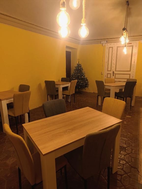 Posezení v ubytování Mas Pitre