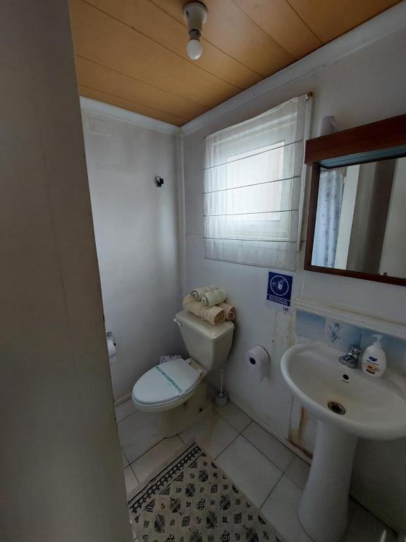 Koupelna v ubytování Hostal de la Avenida