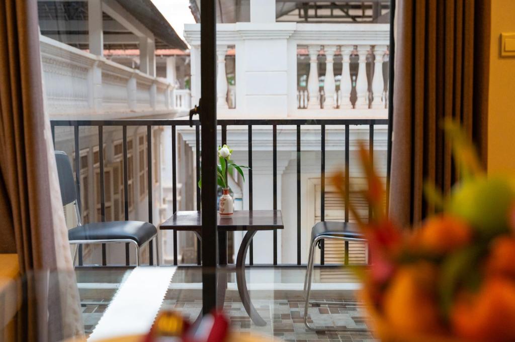 Balkón nebo terasa v ubytování SIEM REAP RIVER VIEW Residence