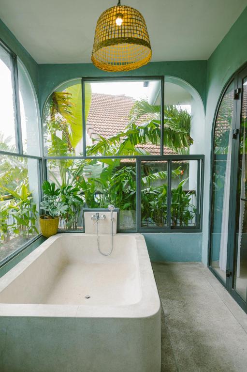 Zahrada ubytování Villa De Campagne Hoi An
