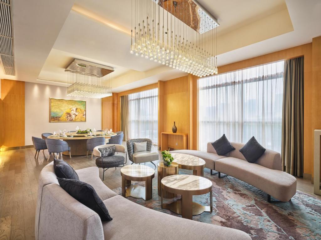 Posezení v ubytování Four Points by Sheraton Guangzhou, Tianhe