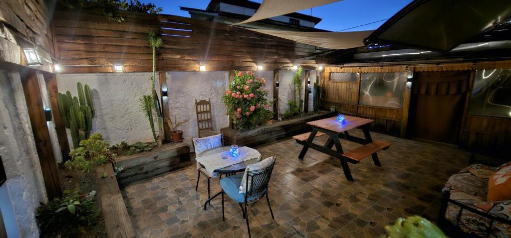 Patio nebo venkovní prostory v ubytování Hostal Sol y Luna