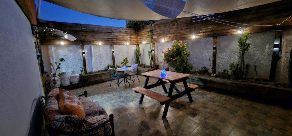 Posezení v ubytování Hostal Sol y Luna