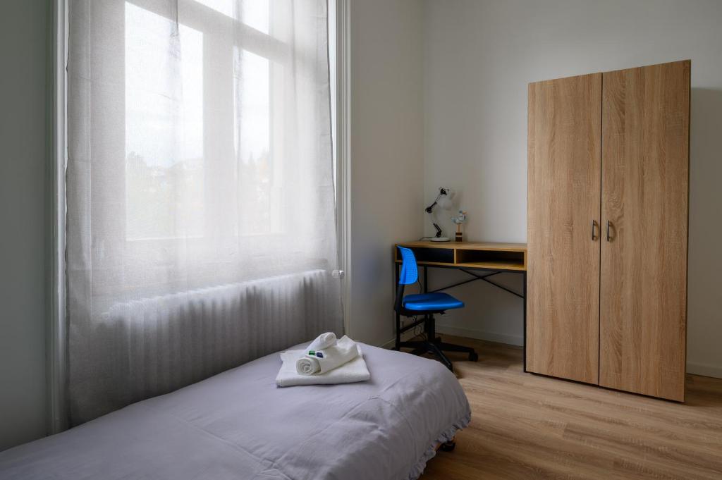 Postel nebo postele na pokoji v ubytování Gruben Apartments 3 Schlafzimmer