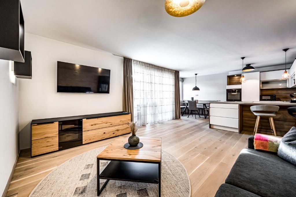 Kuchyňa alebo kuchynka v ubytovaní Sonnalp Residences