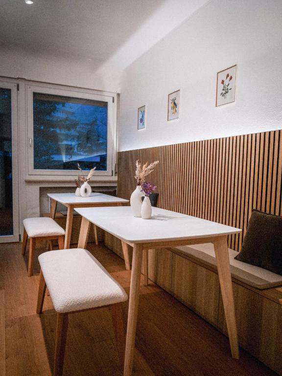 Posedenie v ubytovaní Bergblick Apartment in Zentrumsnähe mit Garage
