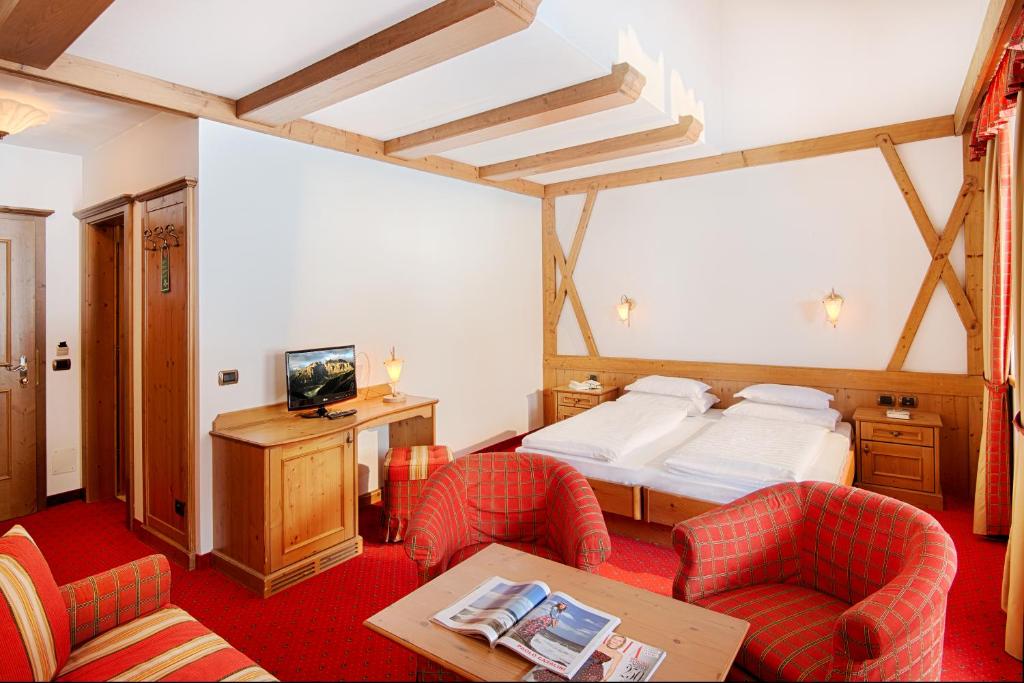 TV a/nebo společenská místnost v ubytování Hotel Garni Elisir