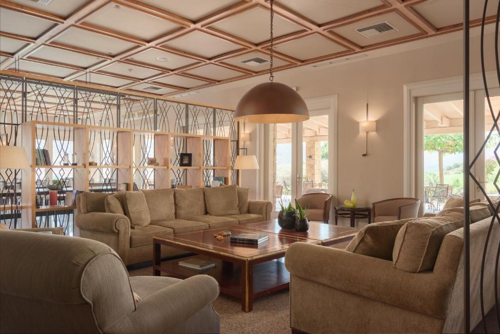 Posezení v ubytování Crete Golf Club Hotel