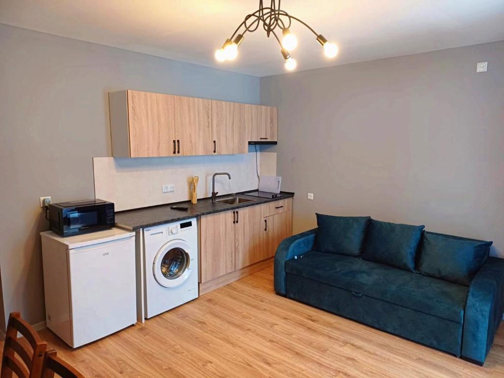 Kuchyň nebo kuchyňský kout v ubytování Gablile apartments
