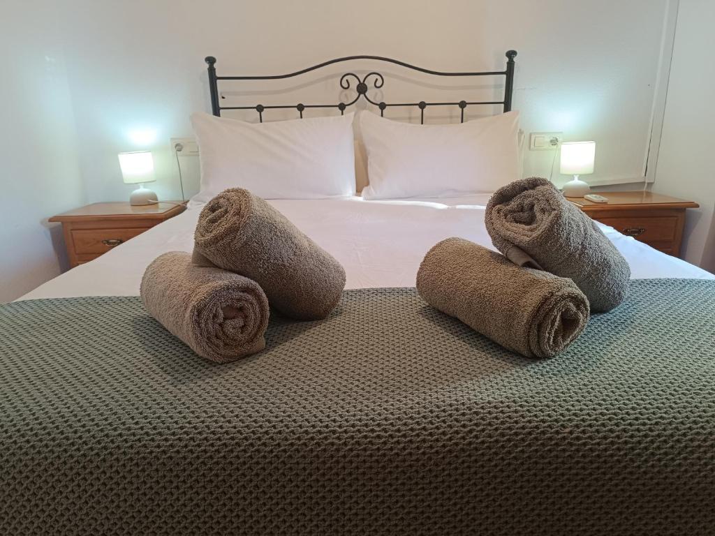 Postel nebo postele na pokoji v ubytování Bahía de Vera Apartamento Luisa