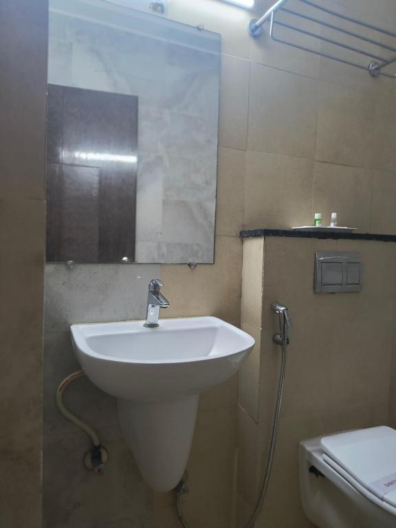 Koupelna v ubytování Hotel Zain Grande