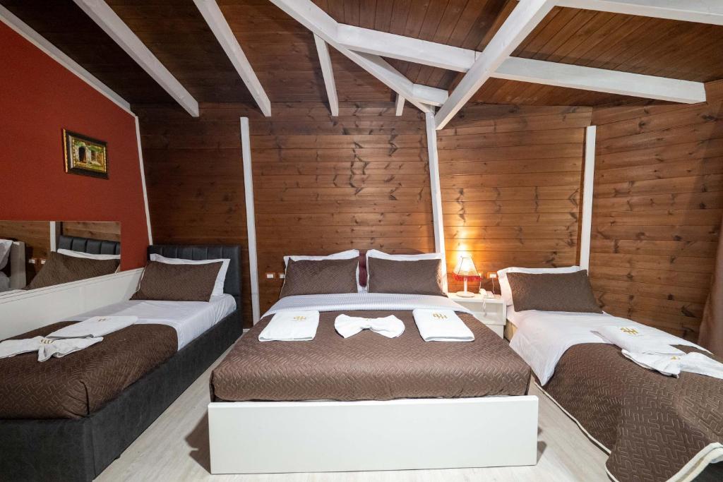 Postel nebo postele na pokoji v ubytování Hotel Aria