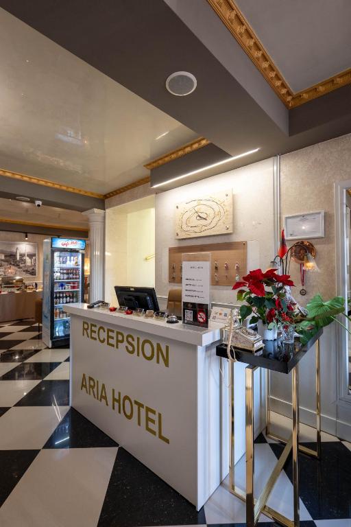 Vstupní hala nebo recepce v ubytování Hotel Aria