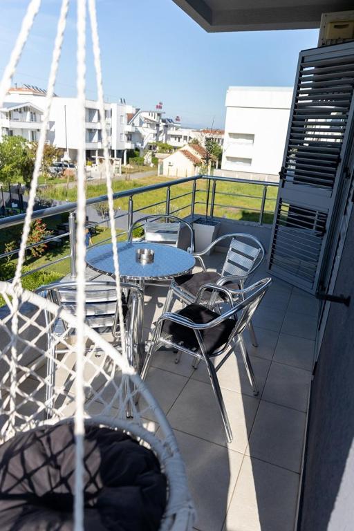 Balkón nebo terasa v ubytování Sunshine Apartments