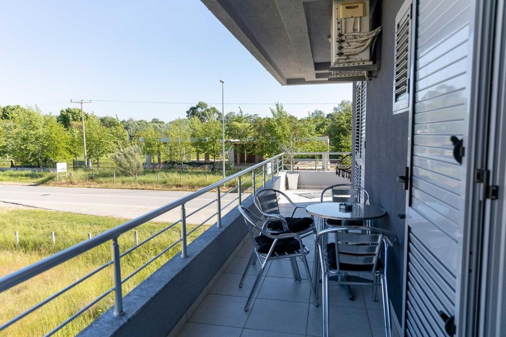 Balkón nebo terasa v ubytování Sunshine Apartments