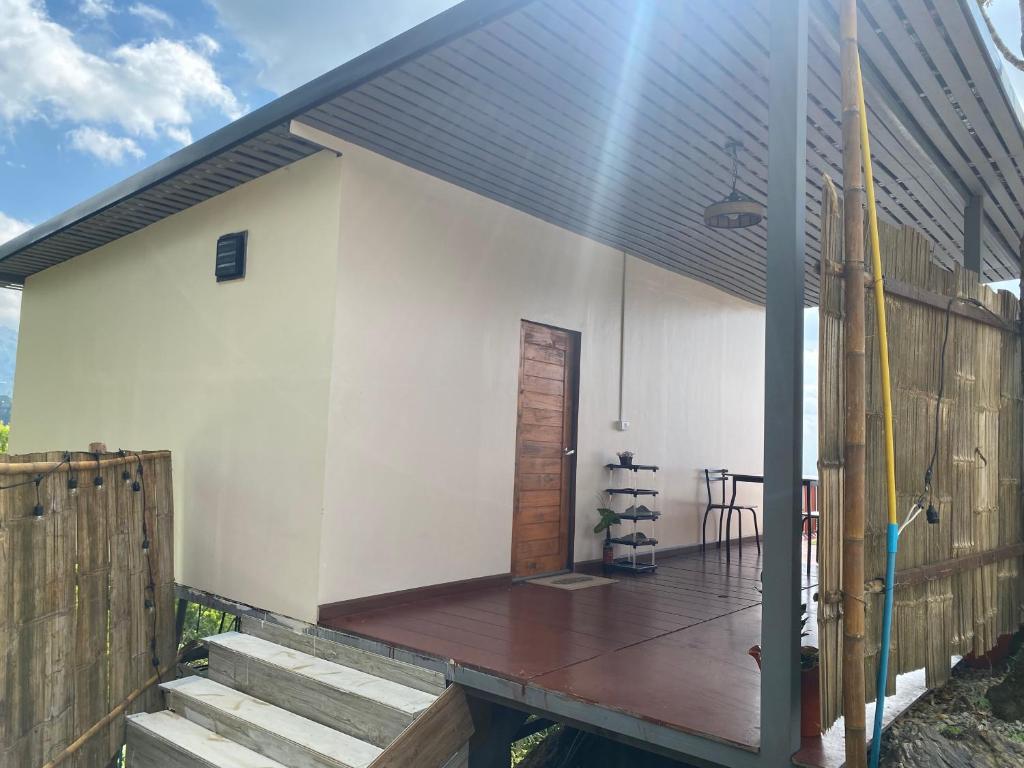Balkón nebo terasa v ubytování Anna House Doichang