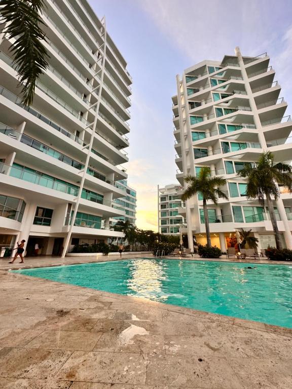 Playa Boquilla-Morros- Apto cerca Hotel Americas dentro de Condominio H Sonesta