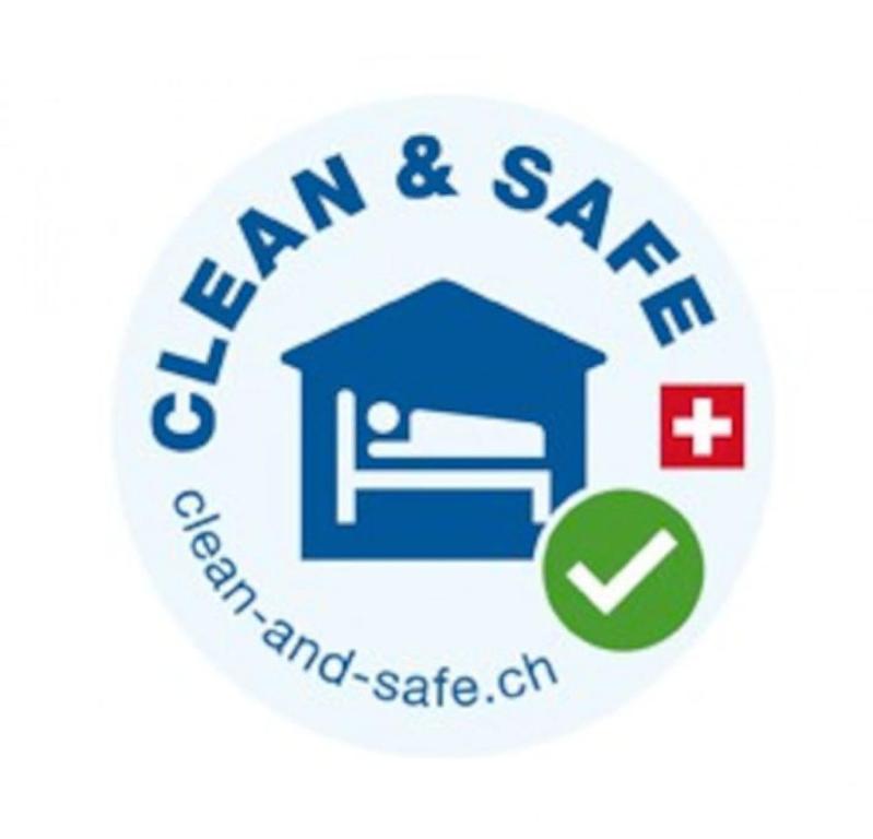 Certifikát, hodnocení, plakát nebo jiný dokument vystavený v ubytování SwissHut Modern 5min Interlaken West Station - Apart. Rugen 1