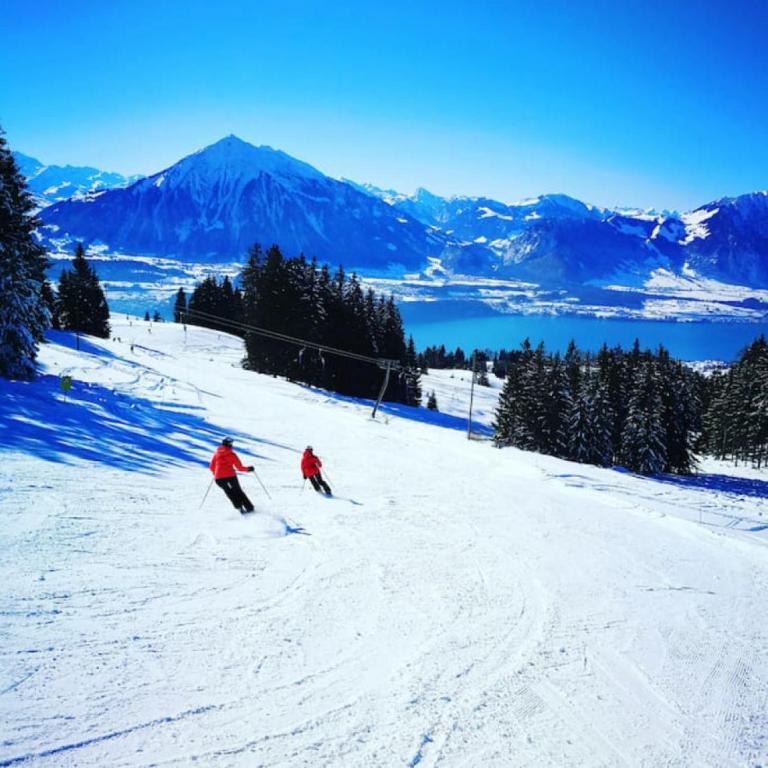 SwissHut Stunning Views Alps - Chalet Flora durante l'inverno