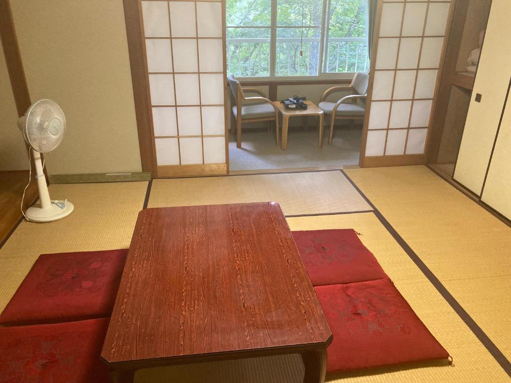 余裕堂軽井沢山荘にあるシーティングエリア