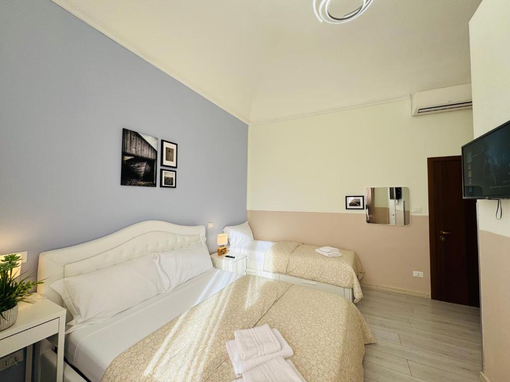 A bed or beds in a room at Villa Matilde