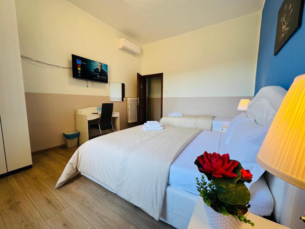 A bed or beds in a room at Villa Matilde