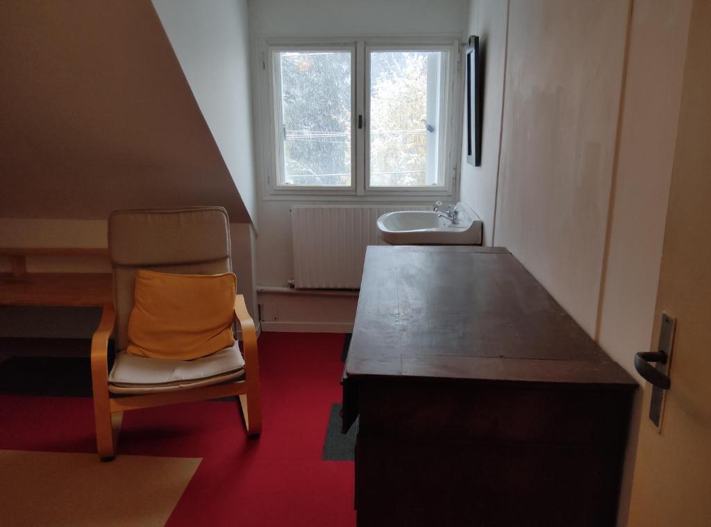 Posezení v ubytování Chambres des Aubépines - Zénith