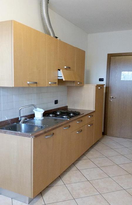 Kuchyň nebo kuchyňský kout v ubytování Alloggio agrituristico Zambon