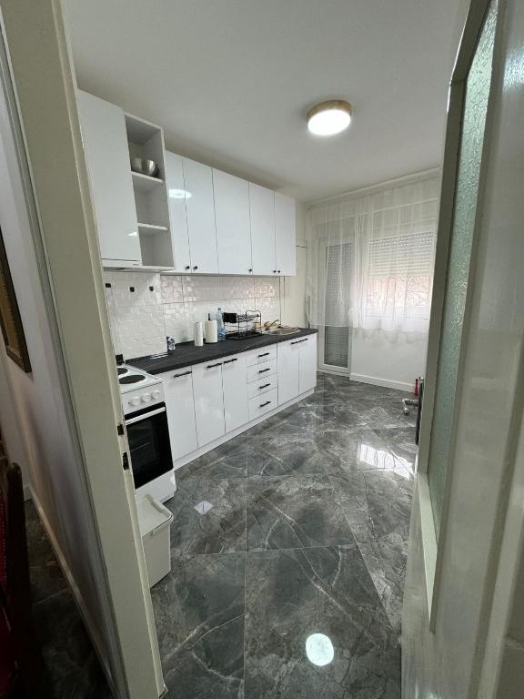 Köök või kööginurk majutusasutuses Apartman Anastasija