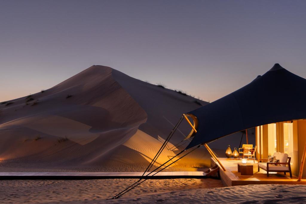 Příroda nedaleko luxury tent