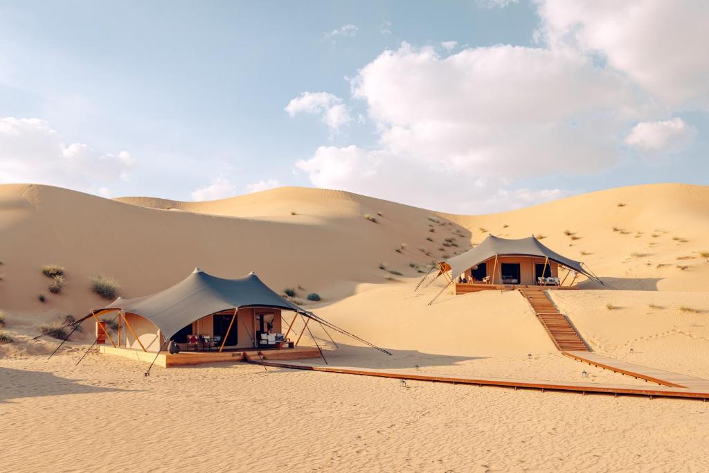 Příroda nedaleko luxury tent