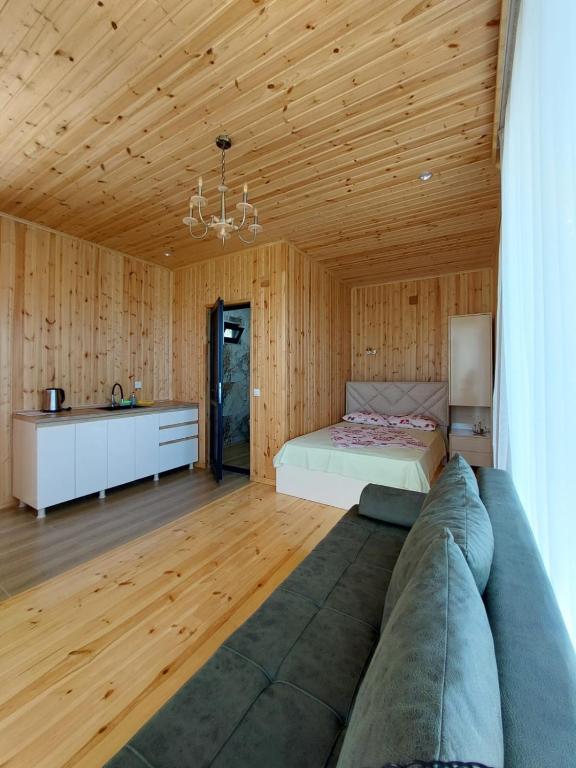 Kuchyň nebo kuchyňský kout v ubytování Mtirala House