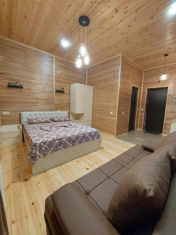 Postel nebo postele na pokoji v ubytování Mtirala House