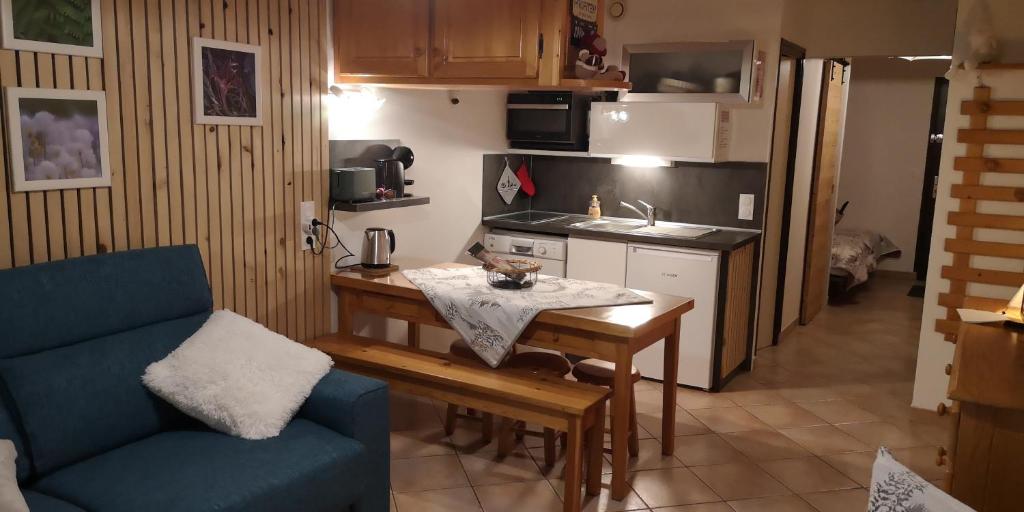 Dapur atau dapur kecil di LOGEMENT 4 PERSONNES