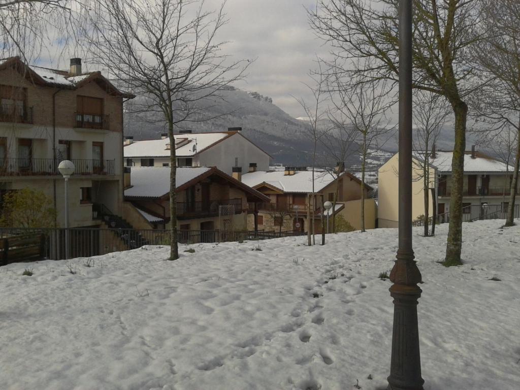 Apartamento Rural Arluzepe en invierno