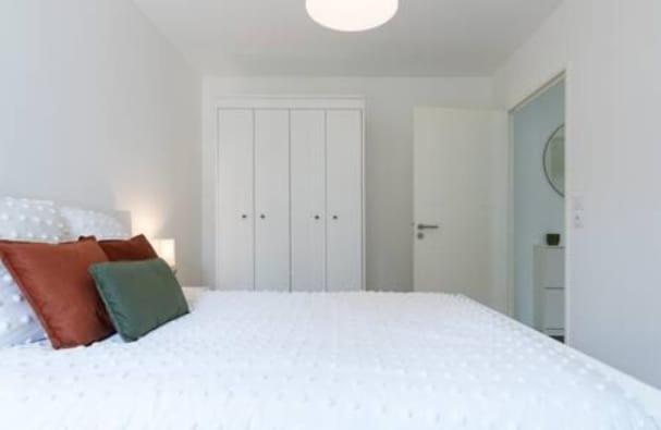 Postel nebo postele na pokoji v ubytování Appartement cocon