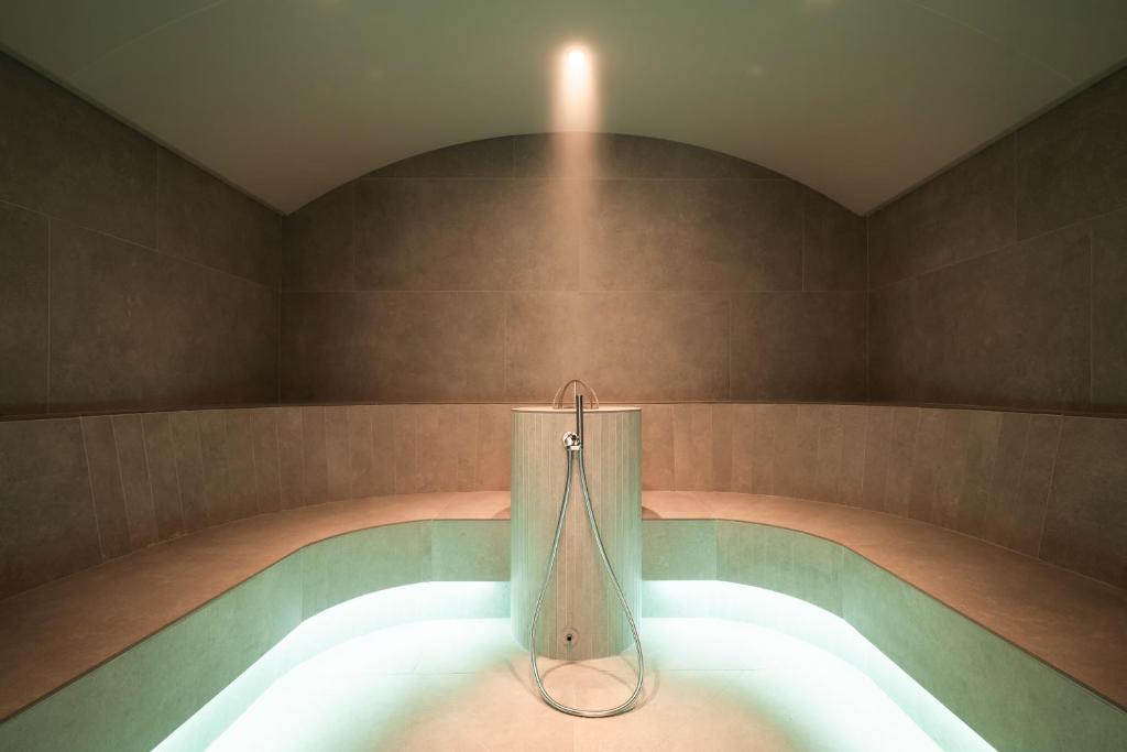 Koupelna v ubytování Posthotel Lamm