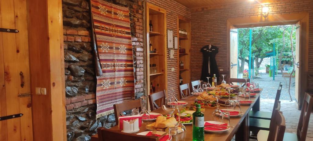Restaurace v ubytování Lunisi Kvareli