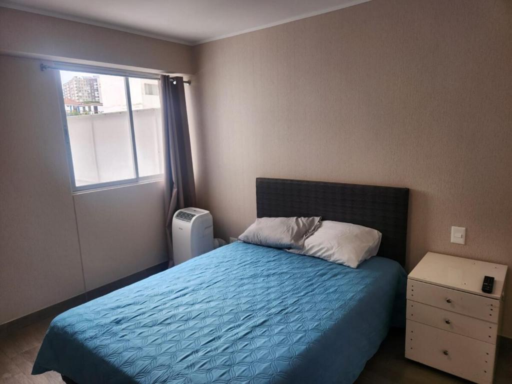 Postel nebo postele na pokoji v ubytování Apartamento en Lima