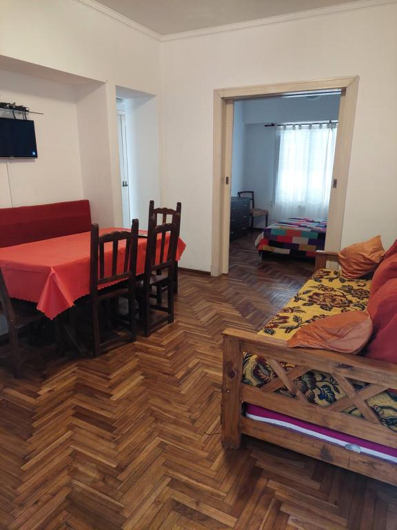 Posezení v ubytování Departamento Zona Plaza Colón Mar del Plata