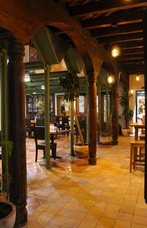 Restaurace v ubytování Axkan Arte Hotel