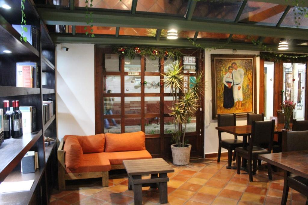 Posezení v ubytování Axkan Arte Hotel
