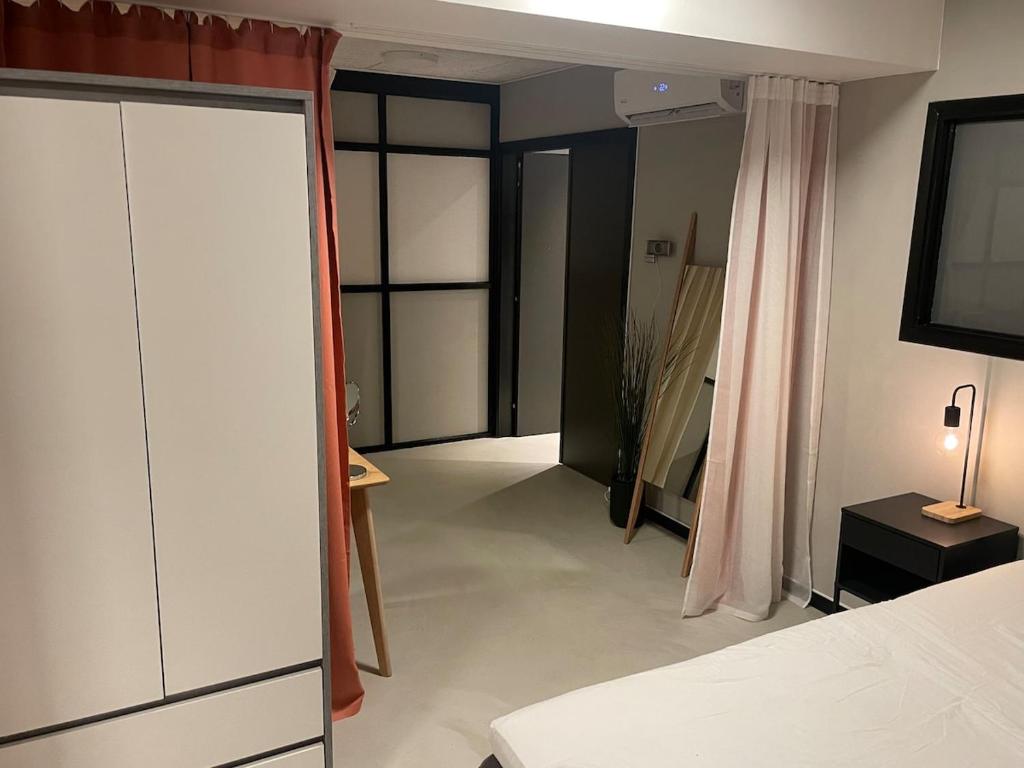 Postel nebo postele na pokoji v ubytování Apartment in Ikast