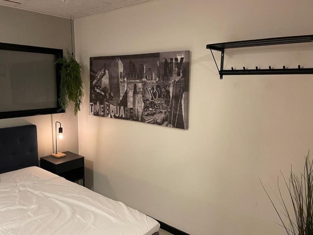 Postel nebo postele na pokoji v ubytování Apartment in Ikast