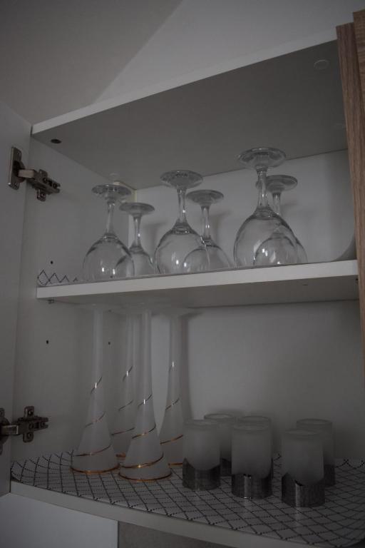 A kitchen or kitchenette at Penzión na Hranici Čirč