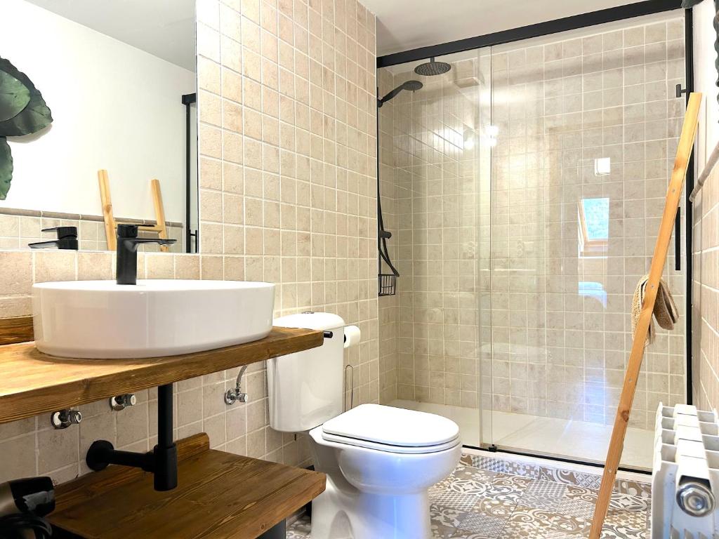 Koupelna v ubytování Apartament encantador, familiar i lluminós by RURAL D'ÀNEU