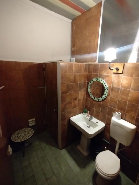 Koupelna v ubytování Habitaciones en Casa Céntrica cerca de todo